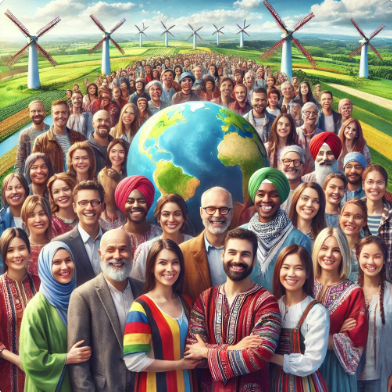 Culturally diverse people